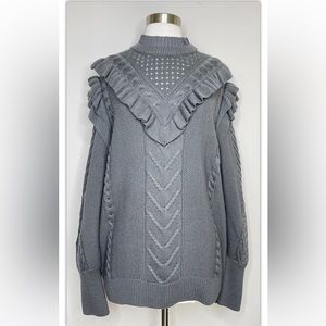 Ted Baker Denita Women's Frill Collar Sweater. Size:XL